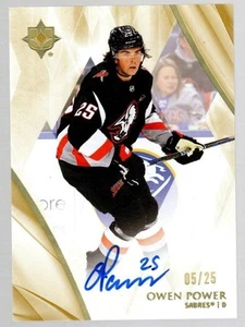 2023-24 Upper Deck Ultimate Collection - Auto Gold #47 Owen Power #/25 - Picture 1 of 2