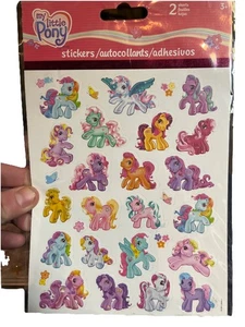 Sandylion My Little Pony stickers 2 Sheets 2005 Hasbro Out Of Print Brand New - Picture 1 of 11