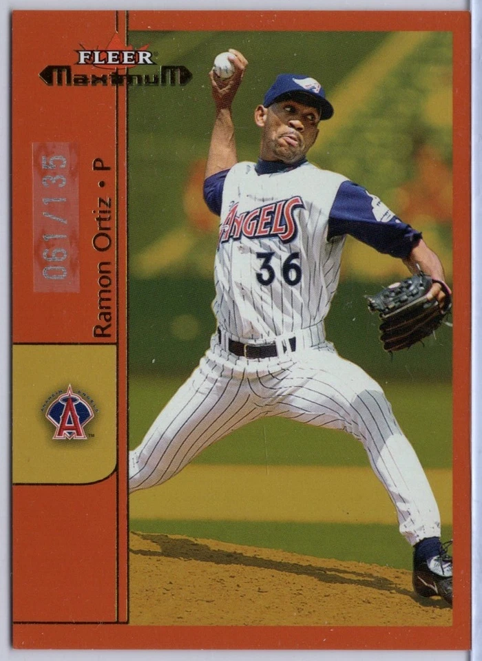 2002 Fleer Maximum To The Max #90 Ramon Ortiz #'d 061/135 - Image 1 of 2