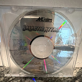 Galactic Attack &ndash; Sega Saturn &ndash; Original Game Disc &ndash; Tested & Working &ndash; Disc Onl