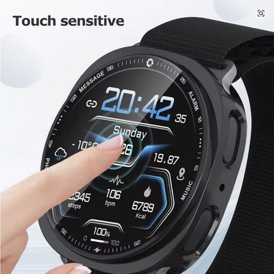 For Samsung Galaxy Watch 8 Case TPU Bumper Screen Protector Shell 40/44mm Size - Image 1 of 4