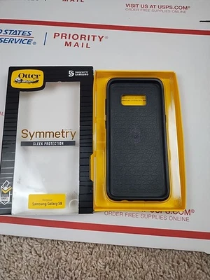Otterbox Otter Box Defender Case for Samsung Galaxy S8 Black Rugged 77-54553 NEW - Image 1 of 4