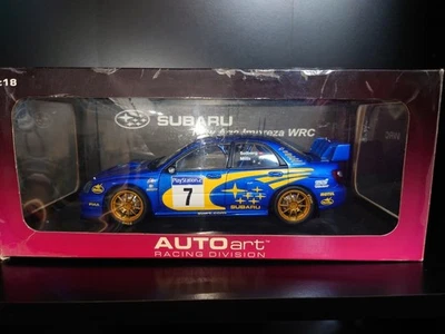 AUTOart 1/18 Subaru Impreza WRX Solberg WRC PS2 Model Car - Image 1 of 4