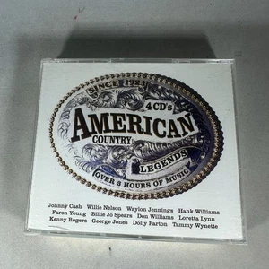 American Country Legends 4CD Set  Classic Hits Johnny Cash Dolly Parton - Picture 1 of 10