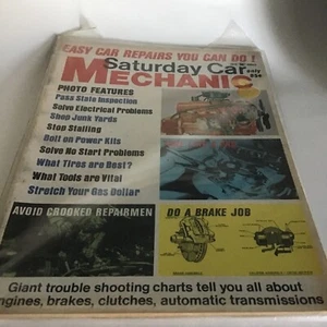 Saturday Car Mechanic 1972 Magazine - Picture 1 of 2