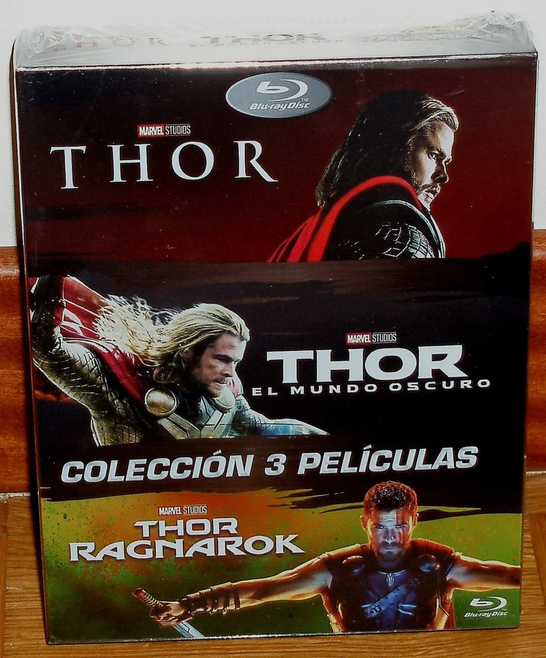 THOR TRILOGIA 3 PELICULAS 3 BLU-RAY NUEVO PRECINTADO AVENTURAS (SIN ABRIR) R2 - Imagen 1 de 4