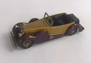 Rare Vintage MATCHBOX LESNEY MODELS OF YESTERYEAR Maroon&Gold Y11C Lagonda - Picture 1 of 15