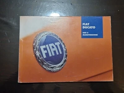 Libretto Uso Manutenzione Fiat Ducato 603.45.531 X/2002 I'Edizione - Immagine 1 di 4