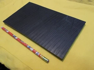 BLACK DELRIN FLAT STOCK machinable plastic bar sheet acetal 3/8" x 5" x 8-7/8" - Picture 1 of 1
