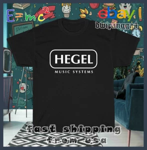 New Shirt Hegel Music System Logo Men's T-Shirt American Davis34 Tee-Shirt - Imagen 1 de 29