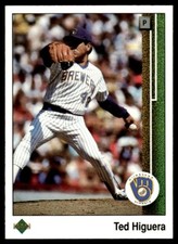 1989 Upper Deck #424 Ted Higuera Milwaukee Brewers