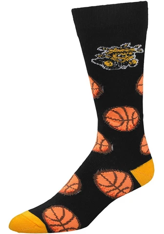 Wichita State Shockers Allover Men's Dress Socks Cover