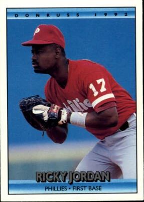 1992 Donruss #458 Ricky Jordan - NM - Image 1 of 2