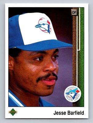 Jesse Barfield 1989 Upper Deck #149 Toronto Blue Jays Baseball Card NM - Image 1 of 2