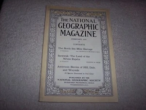 NATIONAL GEOGRAPHIC MAGAZINE--FEBRUARY 1919    #37 - Picture 1 of 4