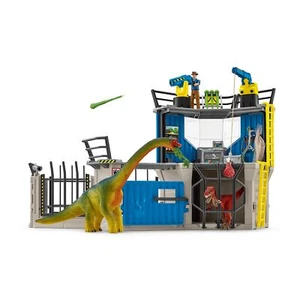 Schleich Dinosaur Toys Science Playset 33-Piece Set Research Station - Picture 1 of 9