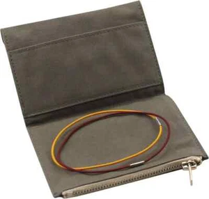 Canvas Zipper Pocket for Travelers Notebook 1 Insert Pouch Refill for TN Acc NEW - Picture 1 of 5