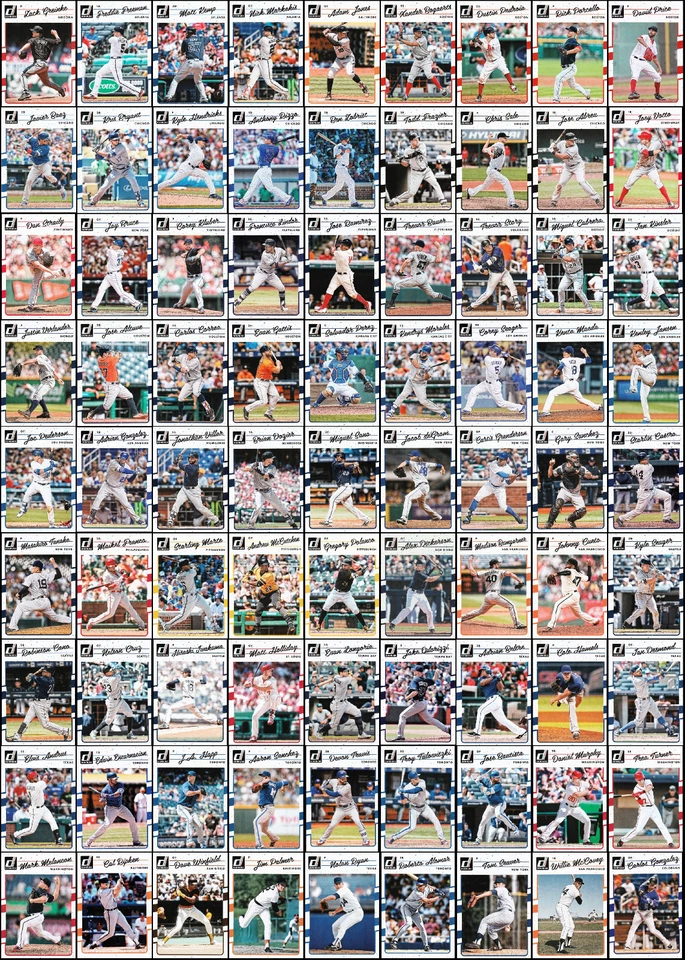 2017 Donruss Baseball VETERAN BASE CARDS Pick Your Player(s) See Description - Image 1 of 1