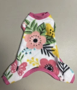 Dog Clothes  Fleece Pajamas                    Size :  5 PLUS XXS - Picture 1 of 2
