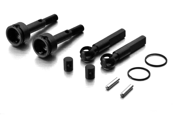 GM51114S Gmade Front Drive CVA Kit Pair For R1 Axle Black RC Spares New In Pack - Image 1 of 1