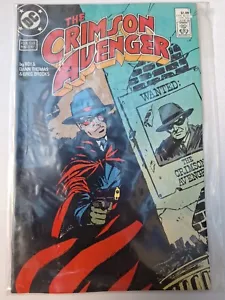 CRIMSON AVENGER #1 ( Roy Thomas ) 1988 DC Comics - good condition see photos - Picture 1 of 5