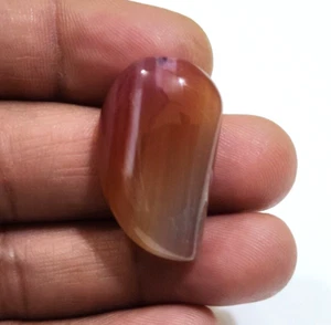 Glowing Designer Onyx Agate Fancy Cabochon 43.40 Crt Loose Gemstone For Jewelry - Picture 1 of 5