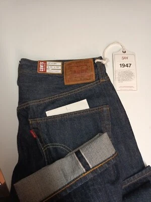 Levi'S  501XX 1947 LVC Cimosa Big E 34x 32 hidden rivets  - Image 1 of 4