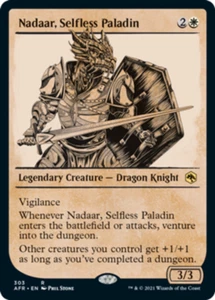 x1 Nadaar, Selfless Paladin - Showcase R MTG Adventures in the Forgotten Realms  - Picture 1 of 1