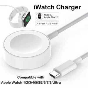 For Apple Watch iWatch Series Ultra 2 8 9 Magnetic Charging Dock Type-C Charger - Photo 1 sur 12
