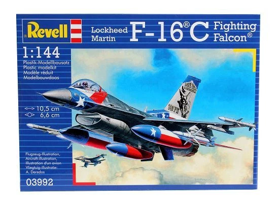 Revell 03992 - 1/144 Lockheed Martin F-16C Fighting Falcon - Nuovo - Immagine 1 di 1