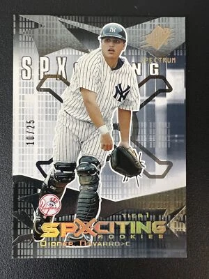 Дионер Наварро 2004 Upper Deck SPx #112 Золотой Спектр /25 Янкиз Новичок РЕДКИЙ! - Изображение 1 из 2