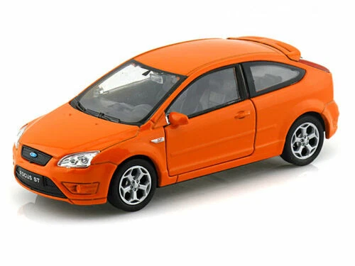 WELLY 1:32 DISPLAY FORD FOCUS ST Diecast Car Orange 42378D - Image 1 of 1