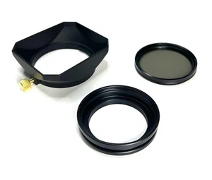 37mm Classic Lens Hood + Circular Polarizing Filter - Picture 1 of 14
