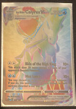 Ice Rider Calyrex Vmax - Secret Rare Full Art Rainbow - 202/198