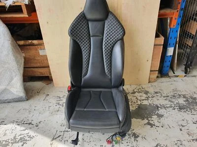 AUDI A3 FRONT SEAT LH FRONT, 8V (RS3), LEATHER, GREY, W/ GREY STITCH, 10/15-10/2 - image 1 of 4