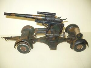 1 VINTAGE LINEOL / HAUSSER  88mm FLAK GUN  [1930's] - for 7.5cm / TIPPCO
