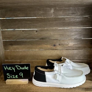 New NIB Hey Dude Wally Tri Varsity Sport Mesh Colorblock Shoes Loafers Size 9 M - Picture 1 of 6