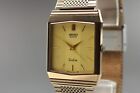 【 Exc+5 】 Vintage Seiko Dolce 9521-5170 Quartz Gold Square Mens Watch From...