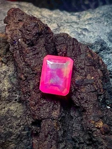 Ethiopian Fire opal- Welo fire opal - October birthstone - 7x9MM Octagon Opal - Picture 1 of 5