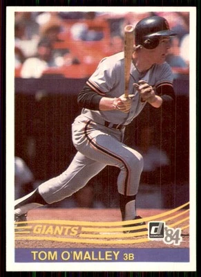 1984 Donruss #601 Tom O'Malley San Francisco Giants - Image 1 of 2