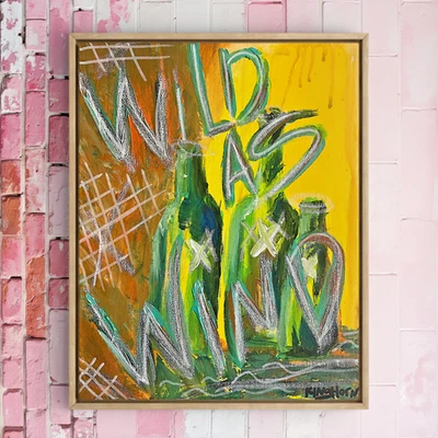 KINGHORN ARTE OCCIDENTAL ORIGINAL 11" X 14" ARTE ACRÍLICO IMPRESIONISMO Foto 1 de 4