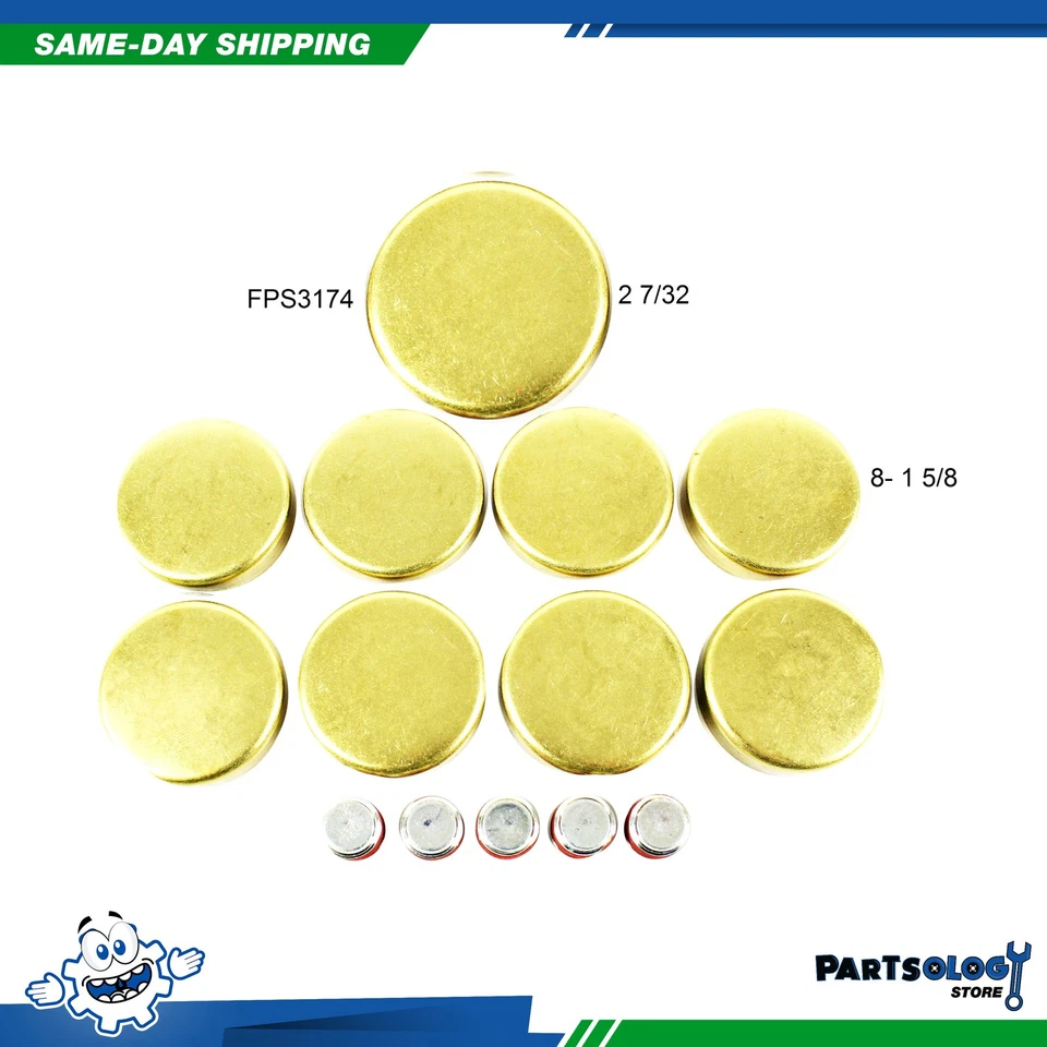 DNJ FPS3174 Expansion Plug Kit For 91-00 Chevrolet GMC C1500 C2500 7.4L OHV 16v - Image 1 of 1