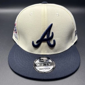 Atlanta Braves New Era Spring Training 9FIFTY SnapBack Hat Cap White MLB - Picture 1 of 6