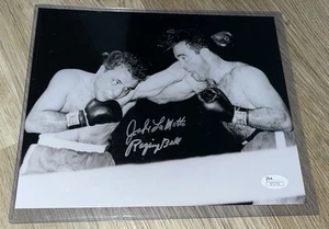 Foto firmada por Jake LaMotta “The Bronx Bull” de 8x10 certificada por la JSA - Imagen 1 de 2