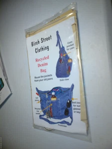 Borsa in denim riciclato abbigliamento Birch Street - Foto 1 di 1