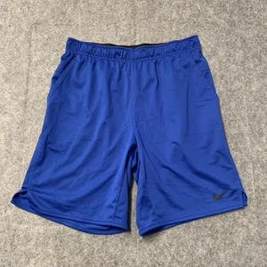Nike Shorts Mens M Blue Totality Athletic Pockets Drawstring Stretch - Picture 1 of 13