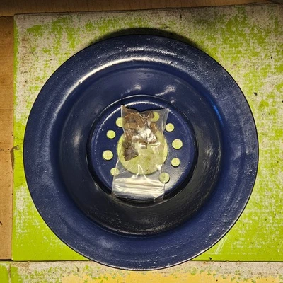 Polia de manivela Cadillac 390 429 fabricante de equipamento original 1963-1964 três ranhuras virabrequim - Imagem 1 de 3