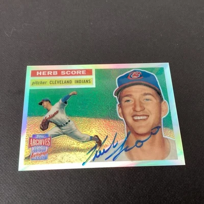 Herb Score 2001 Topps Archives Reserve Rookie Reprint Autograph AR16   - Image 1 of 2