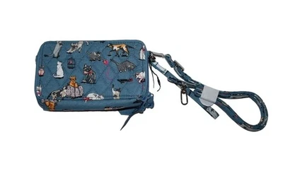 Vera Bradley CAT'S MEOW 3 in 1 Crossbody Bag Wristlet NEW - Image 1 of 4