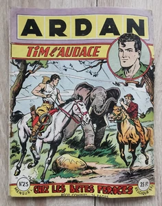 ARDAN **N°23 TIM L AUDACE CHEZ LES BETES FEROCES ** JANVIER 1954 (ARTIMA) - Picture 1 of 2